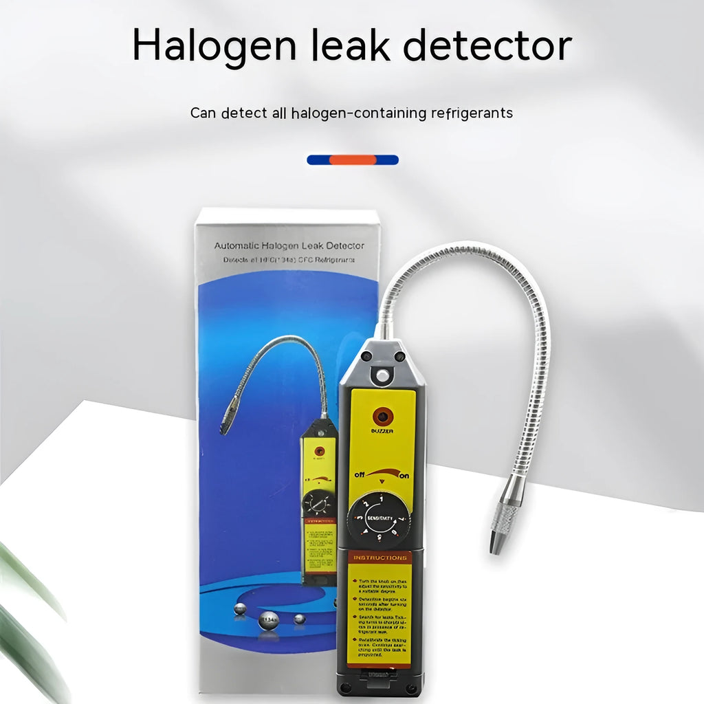 WJL-6000 electronic halogen leak detector with 20cm flexible probe for automotive air conditioning refrigerant testing