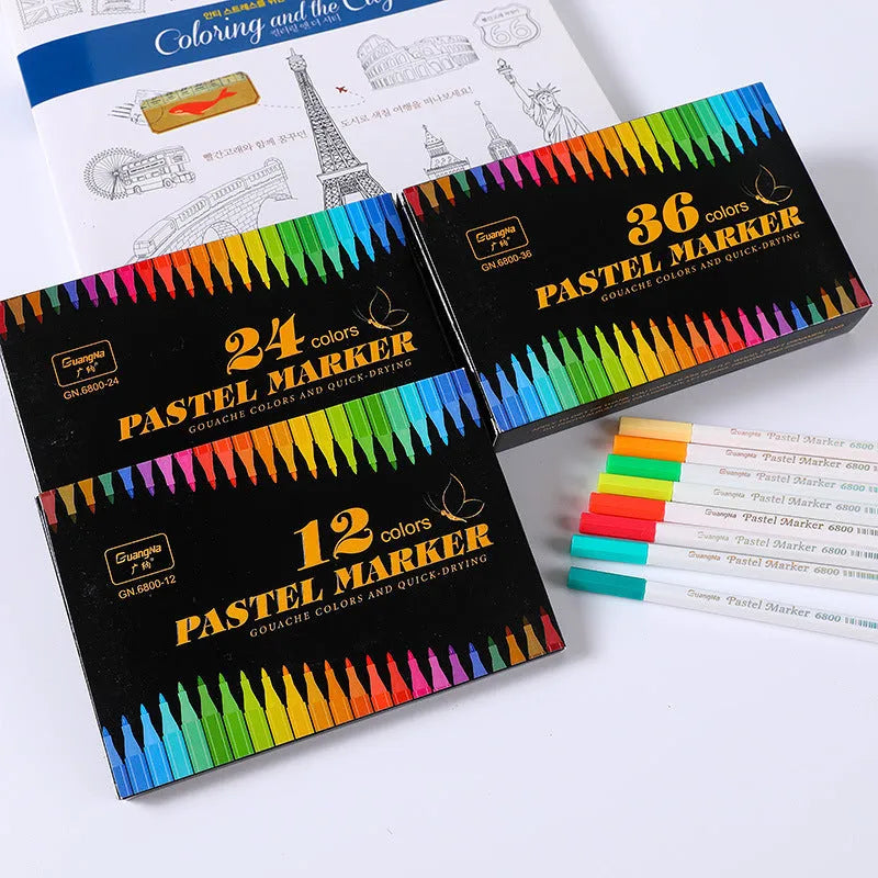 Hand pen body painting DIY graffiti set with plastic shell, 16.5cm length, multiple colour options