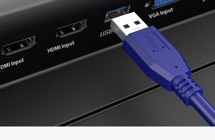 USB 3.0 male-to-male data cable with nickel-plated connectors, multiple lengths available