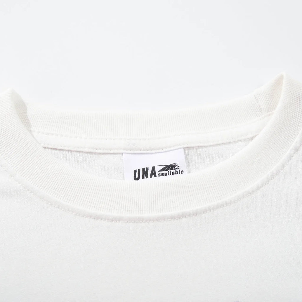 Men's cotton t-shirt with retro print design in loose fit style