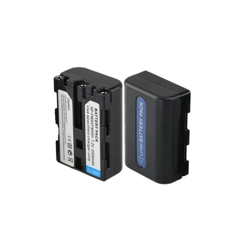 Black lithium battery for SONY digital camera, 7.2V 1800mAh, 55.7x38.3x20.5mm, with micro USB charger