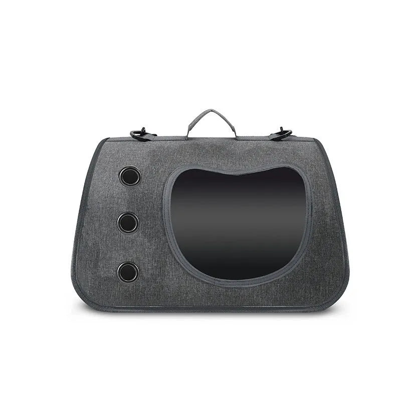 Crossbody pet carrier bag in Oxford cloth available in six colours with medium capacity