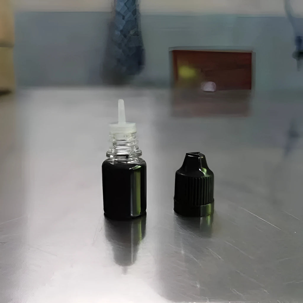 Black confidentiality seal ink 5ml bottle with quick-dry printing oil for office use