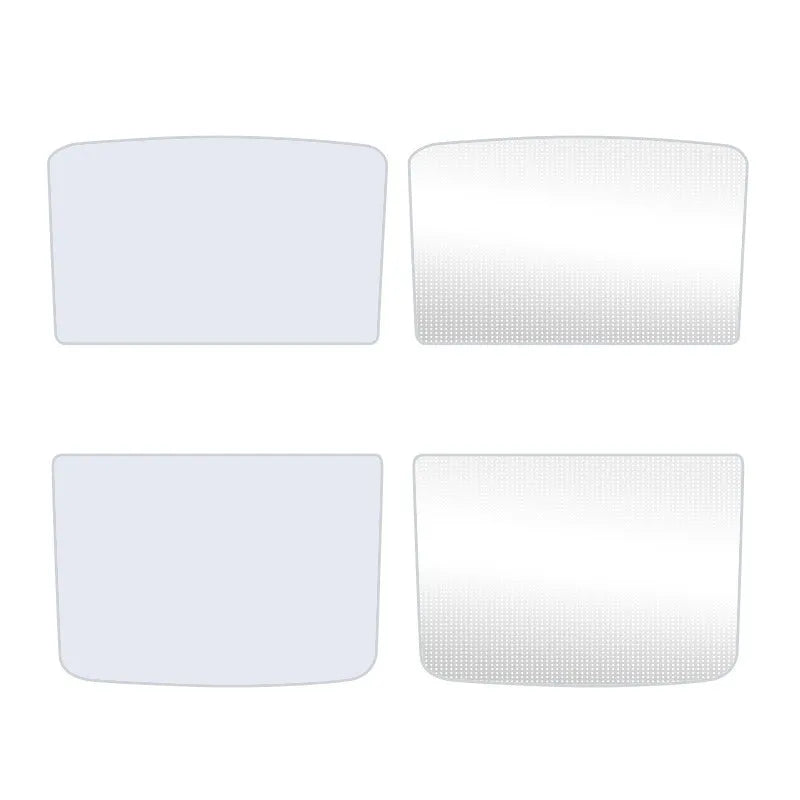 Universal silver tape car sun visor with ice crystal pattern in beige or black for thermal insulation