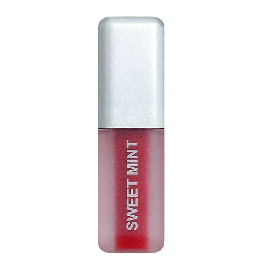 Velvet lip lacquer matte finish in oat roasted chestnut shade, 3.2g tube