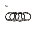 Aluminium alloy 100th anniversary car modification sticker for Mazda in red or black colour