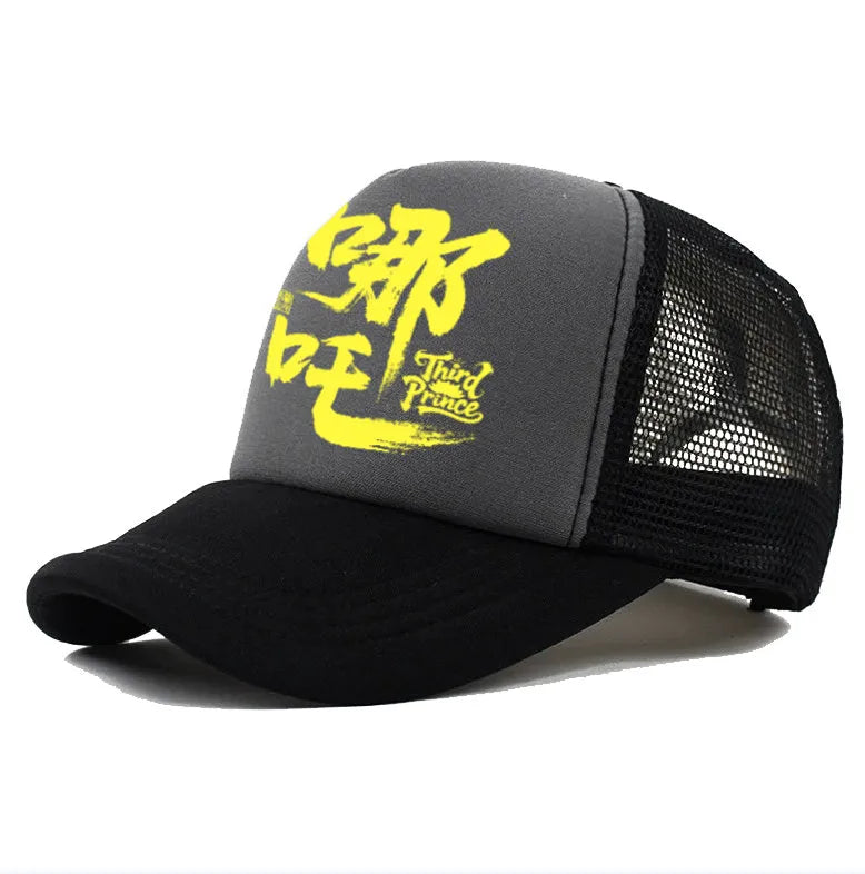A men's classic style baseball cap in grey polyester with an adjustable strap at the back.