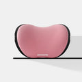 Car headrest and lumbar support pillow set in cloth material, shown in available colours.