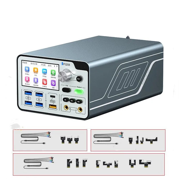 320W intelligent regulated power supply power meter with 3-inch display and connection ports