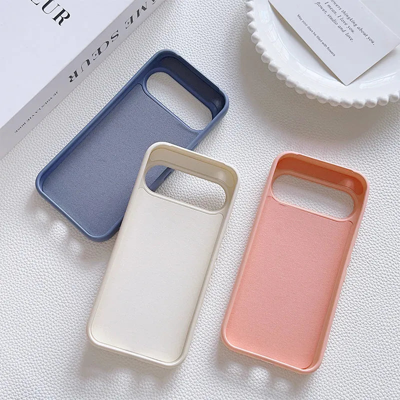 Rubik's Cube liquid silicone phone case for Google in antique white with shockproof protection