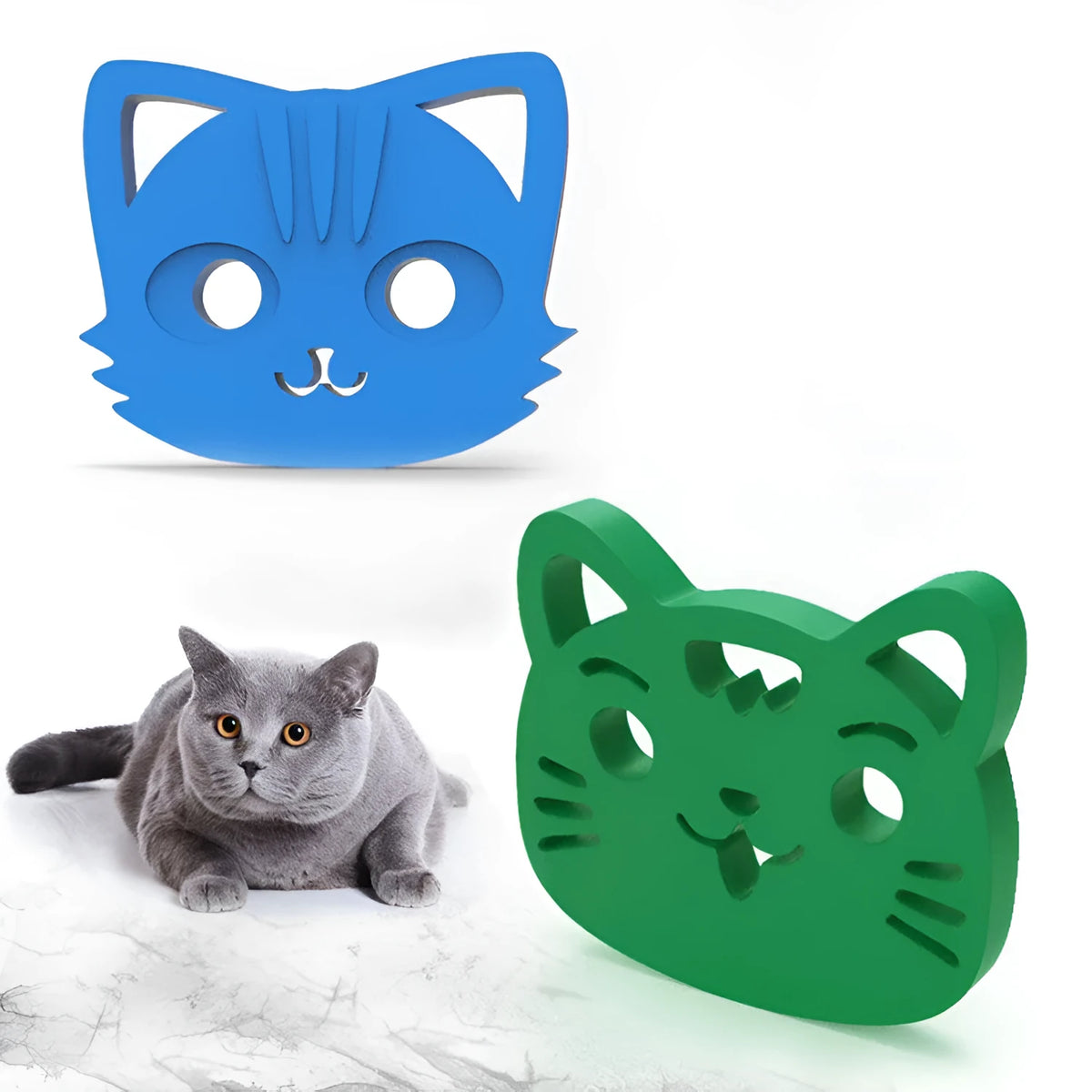 Two-piece dry-cleaning roller sticking device for pet clothes with random colour and pattern in PP bag