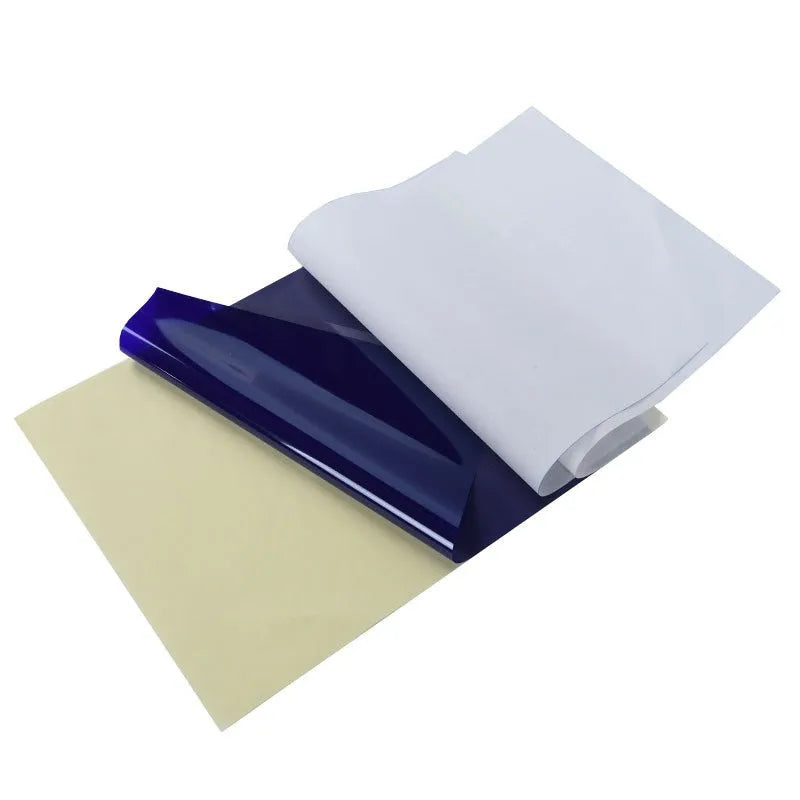 A4 tattoo transfer paper packs with transfer paste gel for hand-drawn or machine-converted designs
