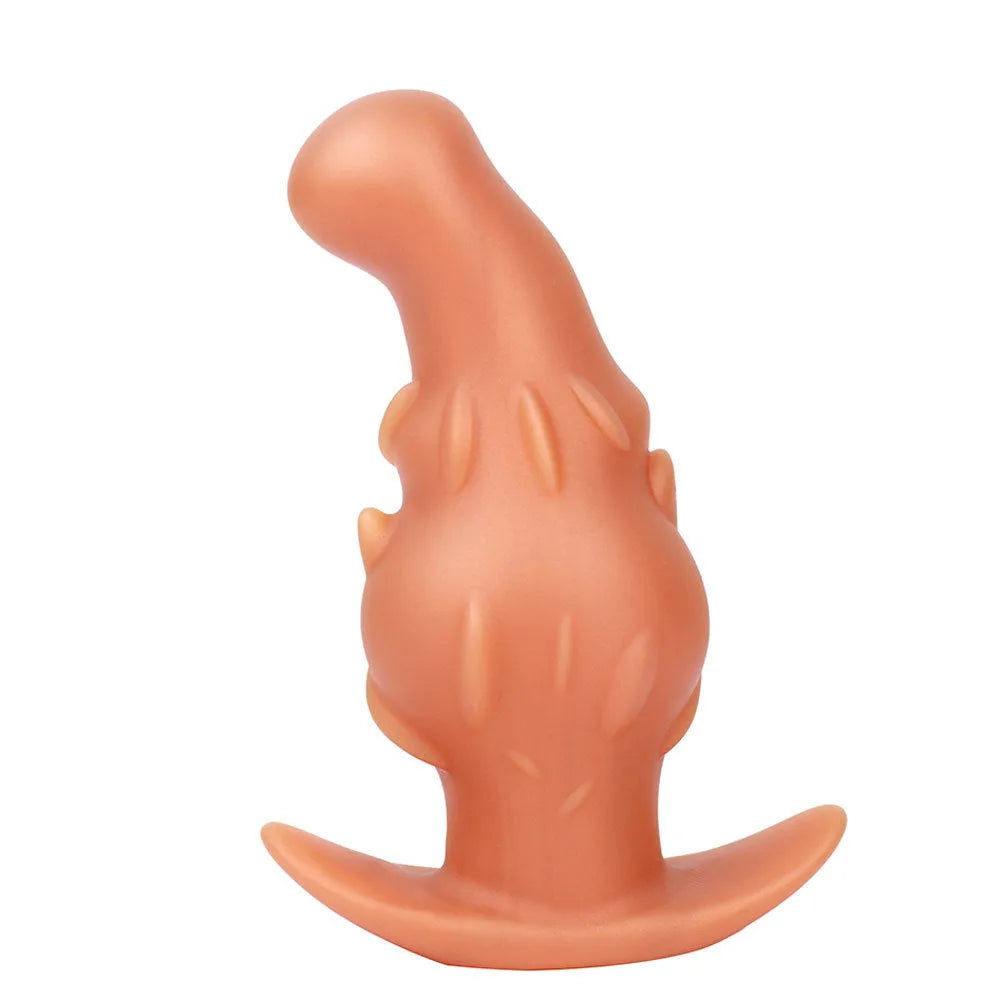 Unisex wearable adult masturbator in liquid silicone available in multiple sizes and colours