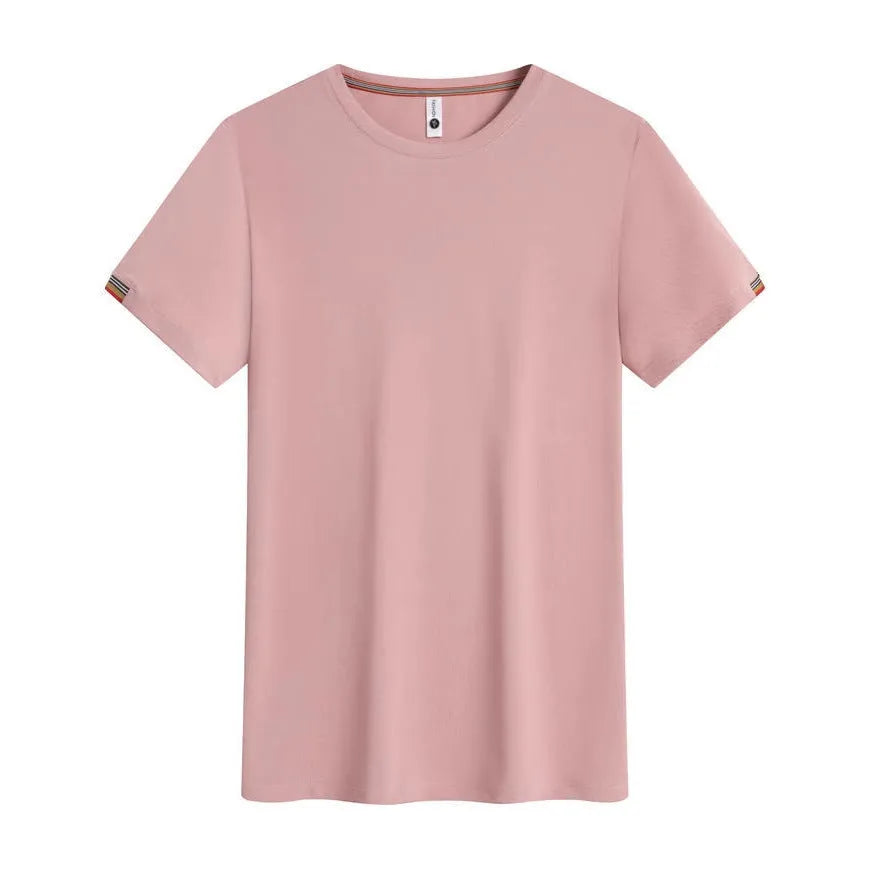 Round neck ice fibre pullover work shirt shown in multiple colours including black, grey, and army green