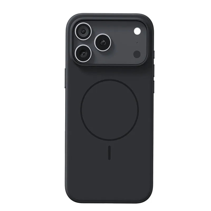 Frosted matte magnetic protective case for iPhone 17 Pro with camera button coverage