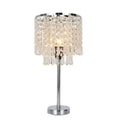 Rechargeable crystal table lamp 20x42cm modern simplicity style bedside lighting