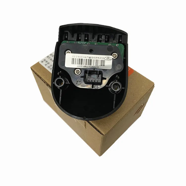 Black F3R steering wheel controller button for car audio and media control replacement.