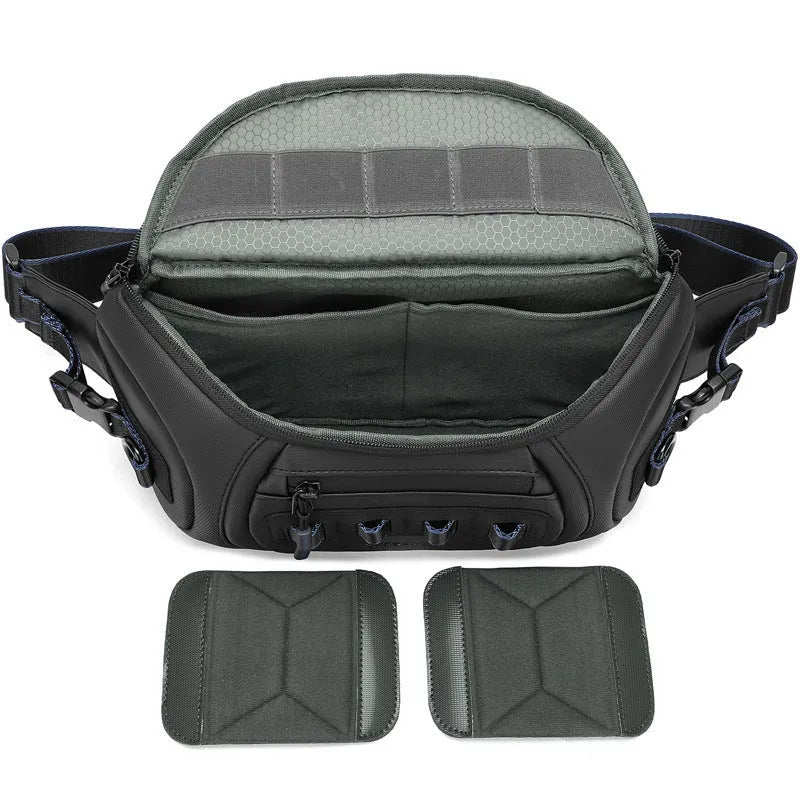 Waterproof shoulder camera bag in oxford cloth for DSLR cameras