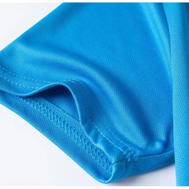 Men's solid colour quick-dry short sleeve t-shirt for summer sports, shown in multiple colour options.