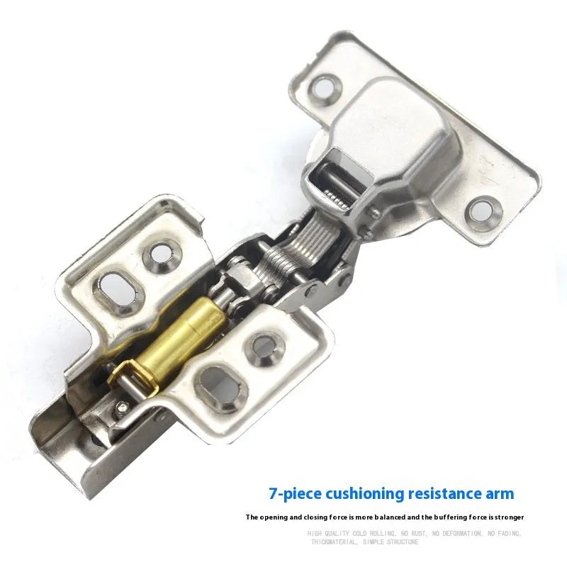 761 model cold rolled steel hydraulic cabinet hinge with nickel plating, showing three bend types.