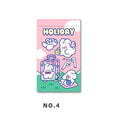 Green reusable packaging bag with cute rabbit graphic for snacks and jewellery storage