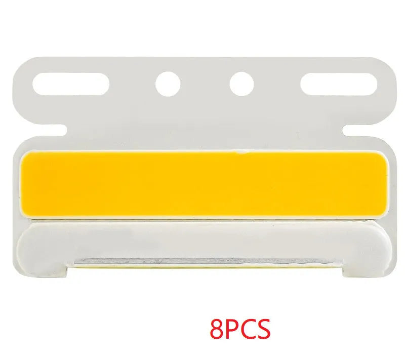 12V 24V COB LED truck side marker light in aluminium alloy housing, showing colour options.
