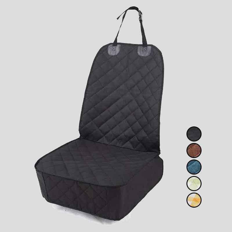 Oxford cloth pet car cushion in co-pilot seat, waterproof dog bed in black colour