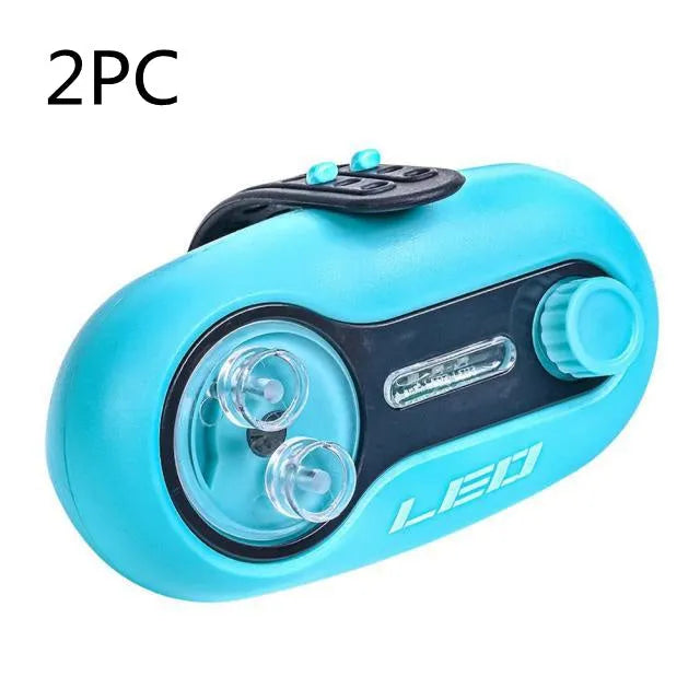 Intelligent automatic night fishing signal induction lamp with telescopic fishing rod alarm