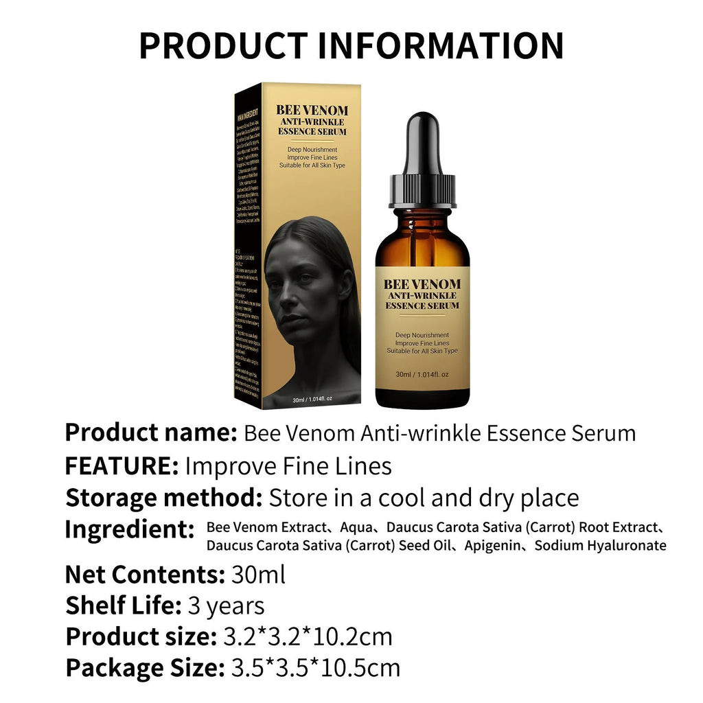 30ml hyaluronic acid replenishment skin massage care serum bottle