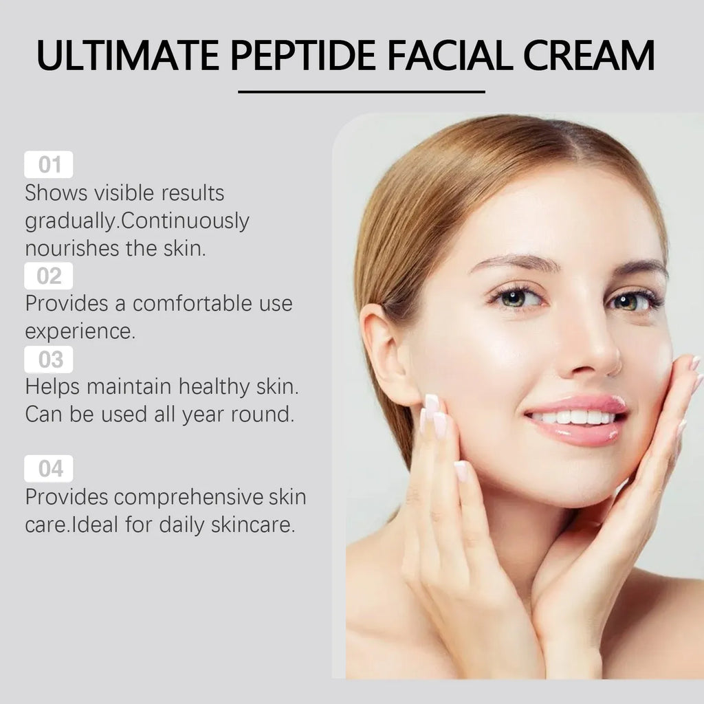 50g pot of Deep Nourishing Moisturising Facial Cream with ceramide and peptides