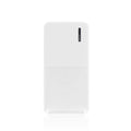 20000 mAh capacity power bank with multiple USB ports in black and white colour options