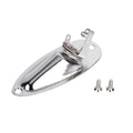 Electric guitar ST boat socket replacement part in black and silver alloy finishes