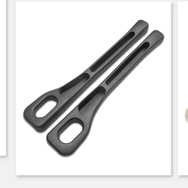 Leak-proof car seat gap filler strip in black installed between driver seat and centre console