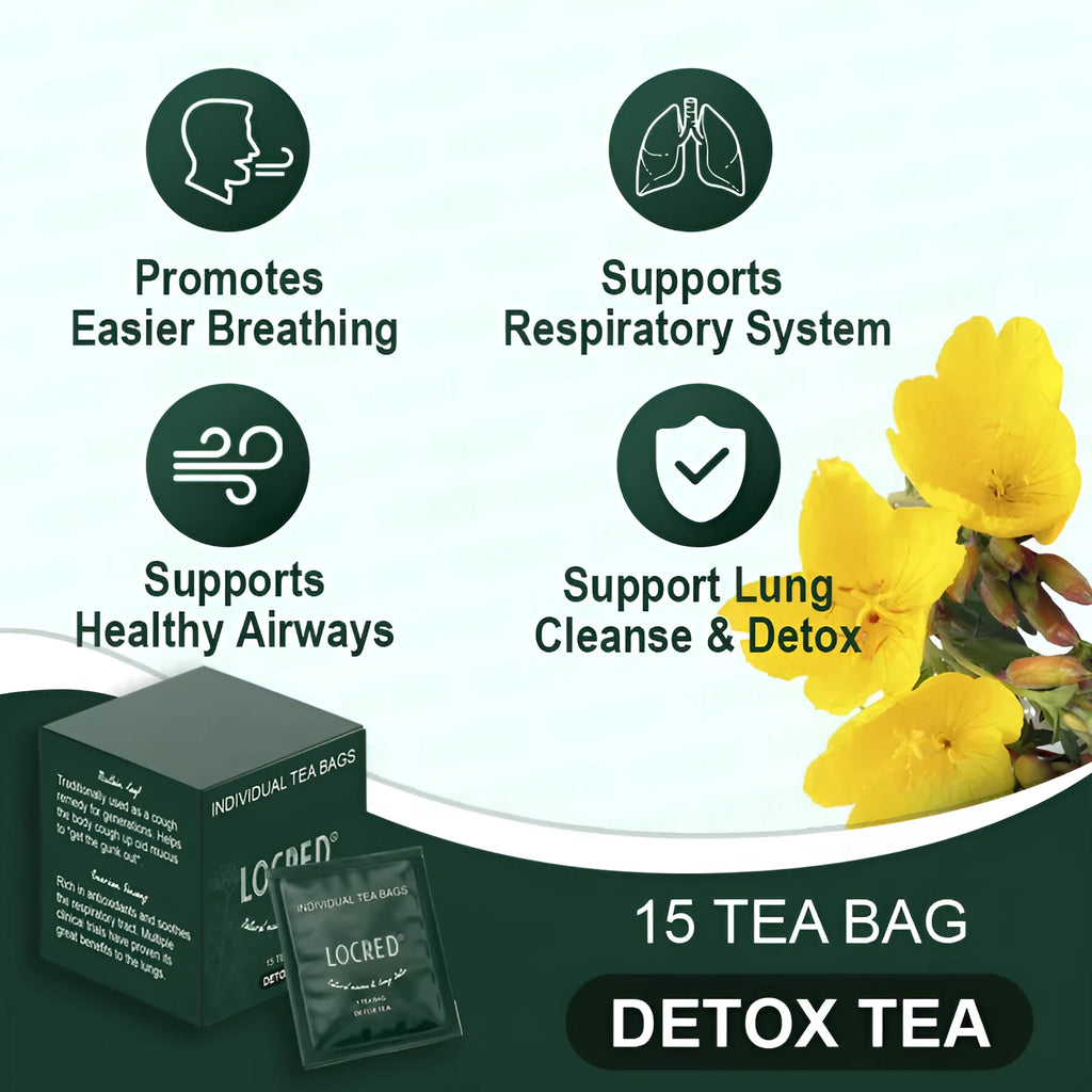 Box of sugar free hairy flower tea bags containing 15 packs for household use