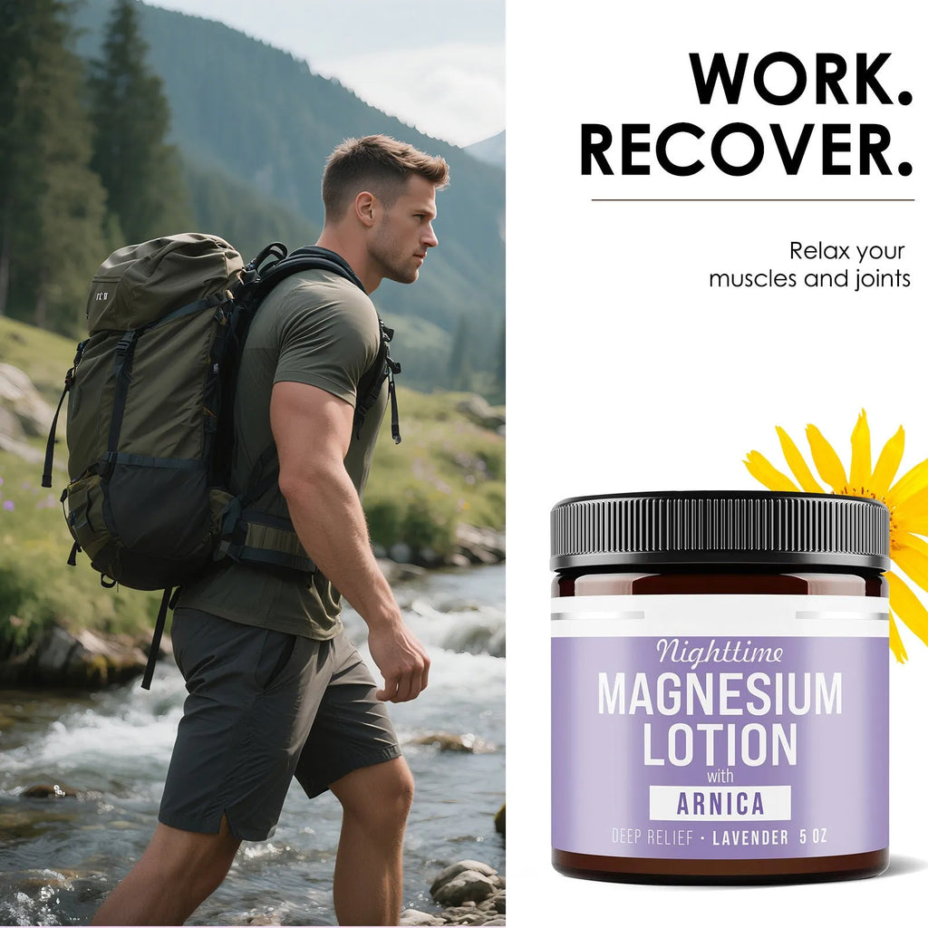 150ml jar of Magnesium Body Butter Cream with natural moisturising ingredients