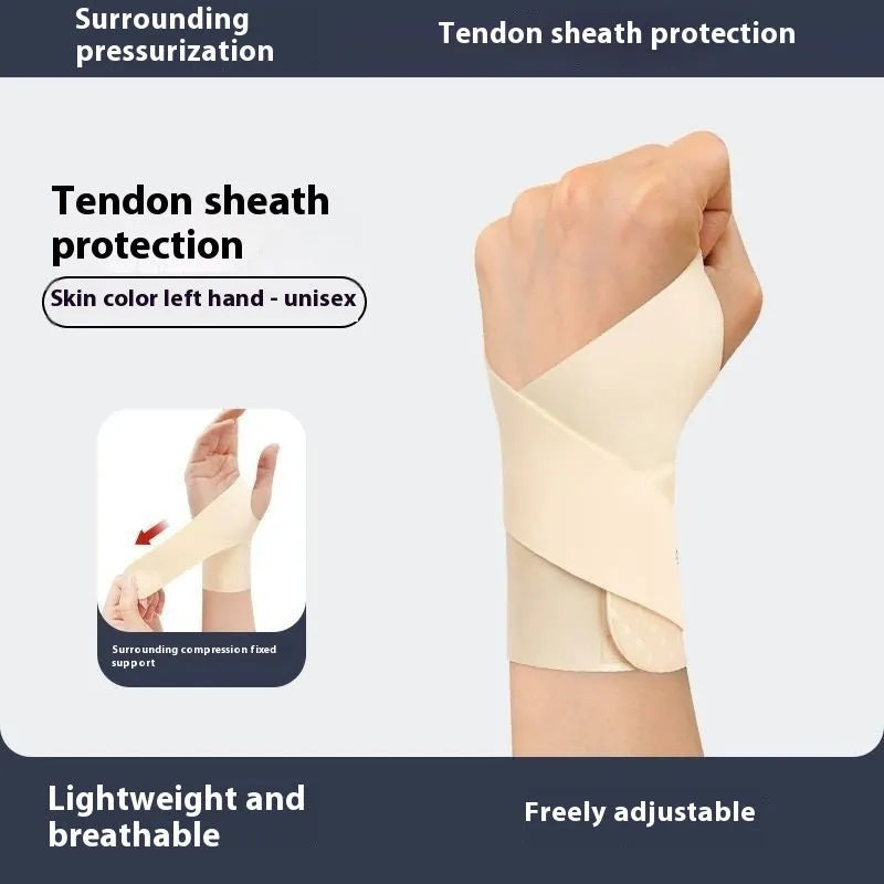 Adjustable athletic wristguards for sports wrist support in black and skin colours