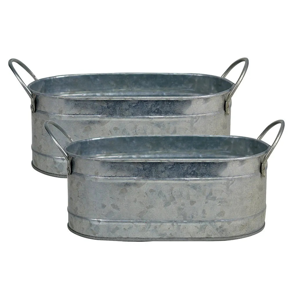 Iron metal desktop flowerpot for succulent plants and small cacti