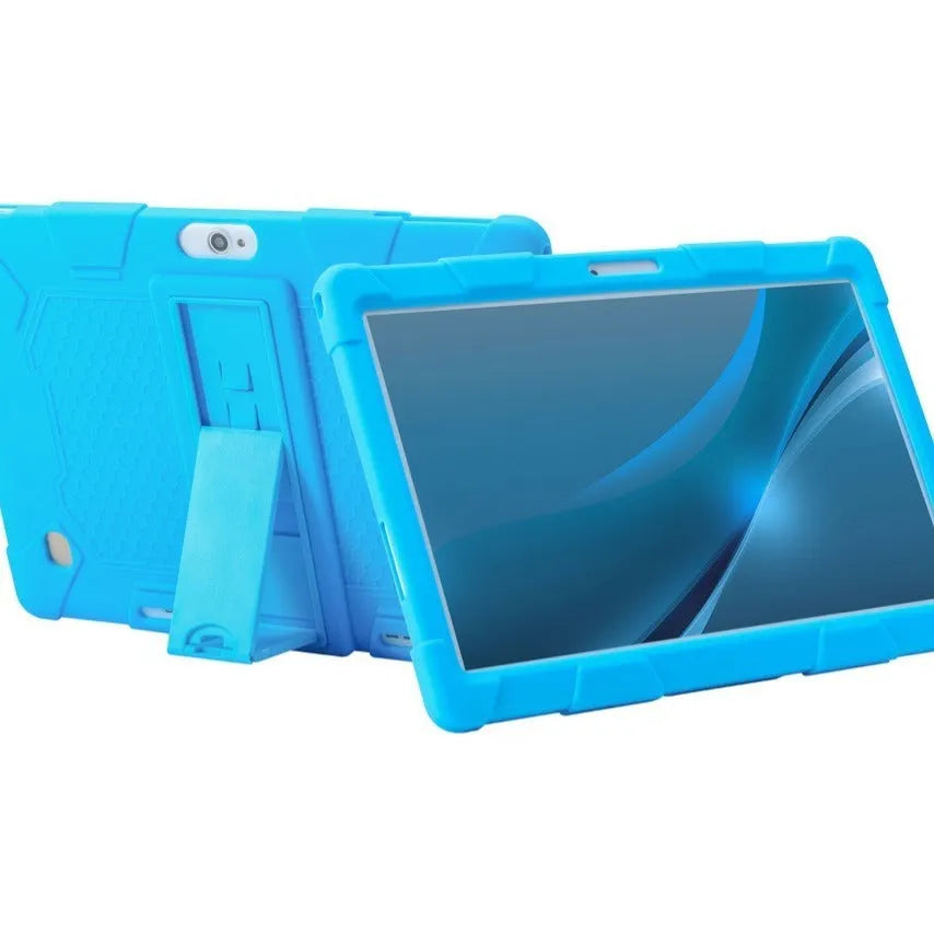 Little Overlord H10 Pro M20 10.1-inch silicone tablet case in multiple colours with built-in stand.