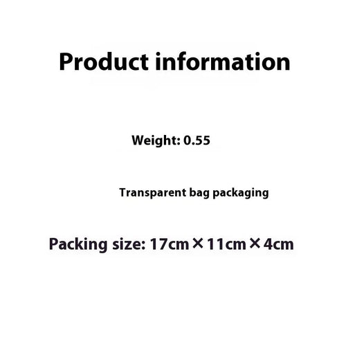 4-piece set of colourful plastic scraper blades for car film installation in a transparent ziplock bag
