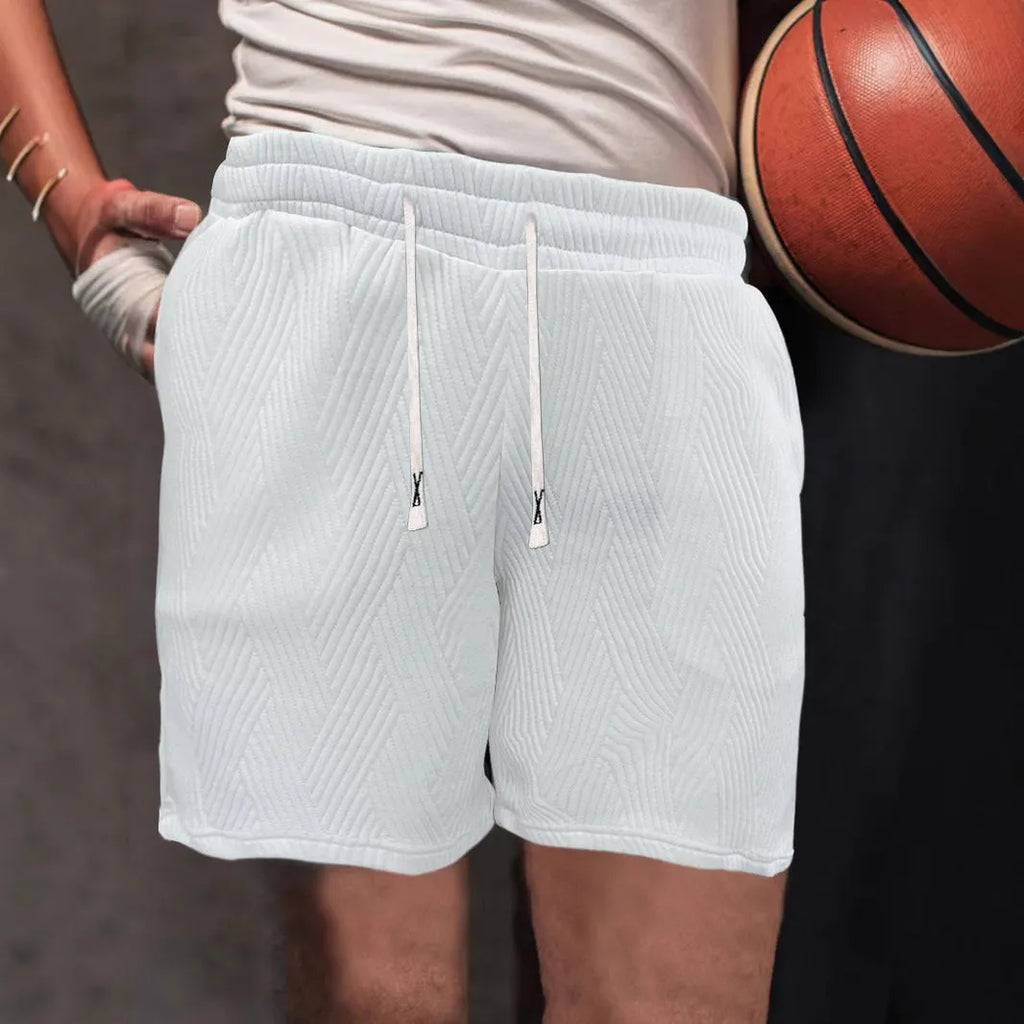 Men's loose brushed polyester drawstring casual sports shorts in multiple colours and sizes S-3XL