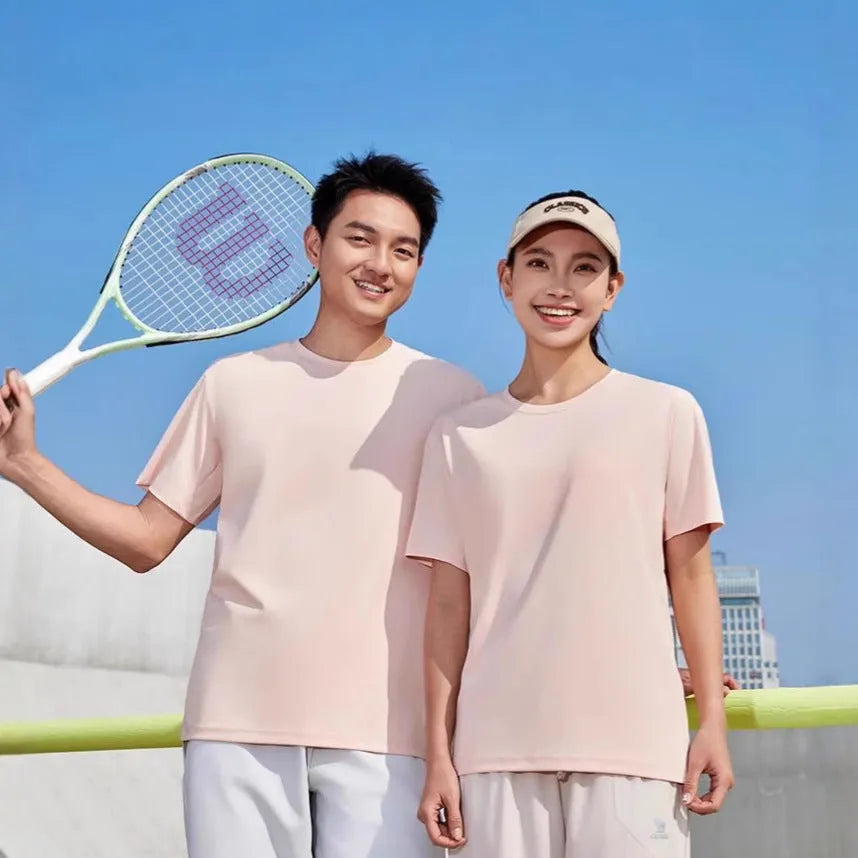 Men's loose-fit polyester sports t-shirt in multiple colour options