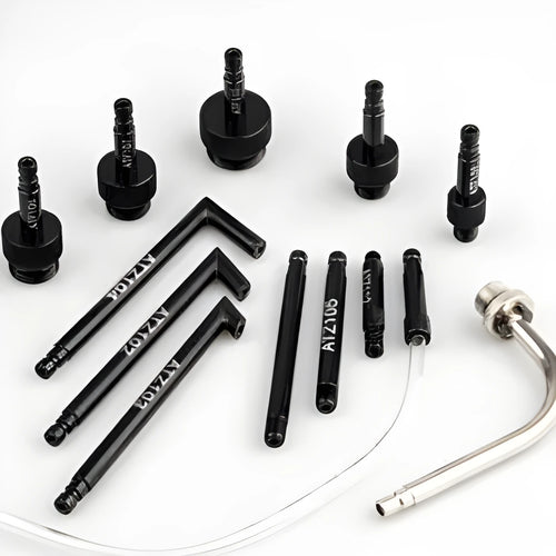 Automatic transmission oil refuelling machine kit with 13 pieces including transmission injector tool and wave box connectors