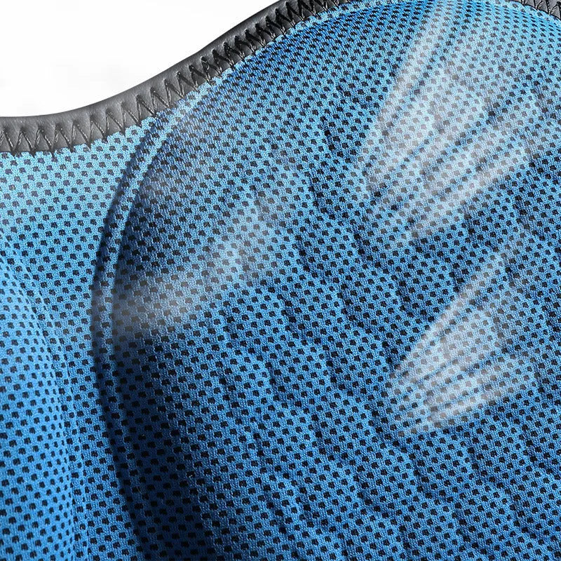 Honeycomb pattern gel car seat cushion in available colours showing cooling design for driving comfort