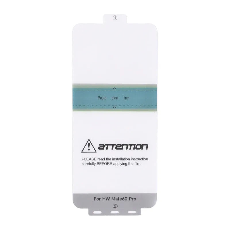 TPU screen protector for Huawei Mate60 phones with anti-fingerprint coating and application tools