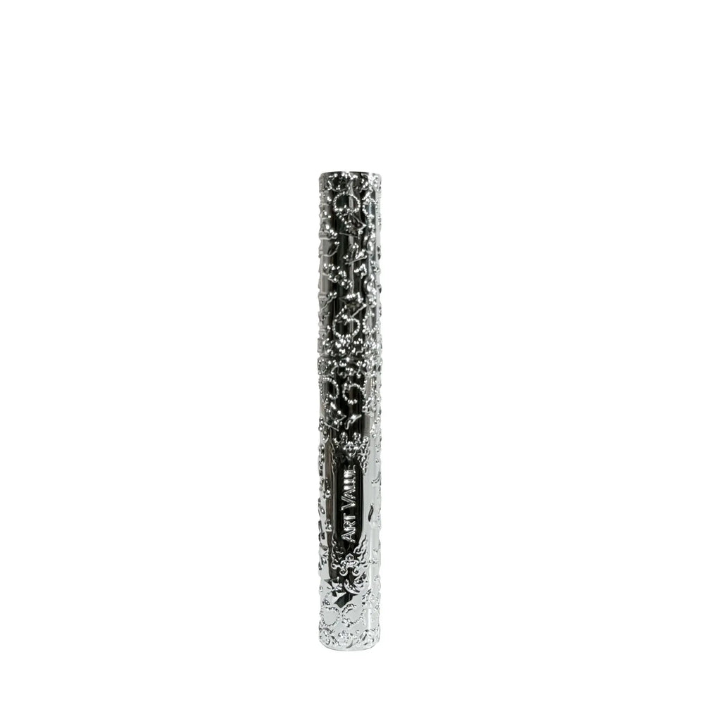 White matte case Velvet Mist Lip Mud Lipstick showing six colour shades