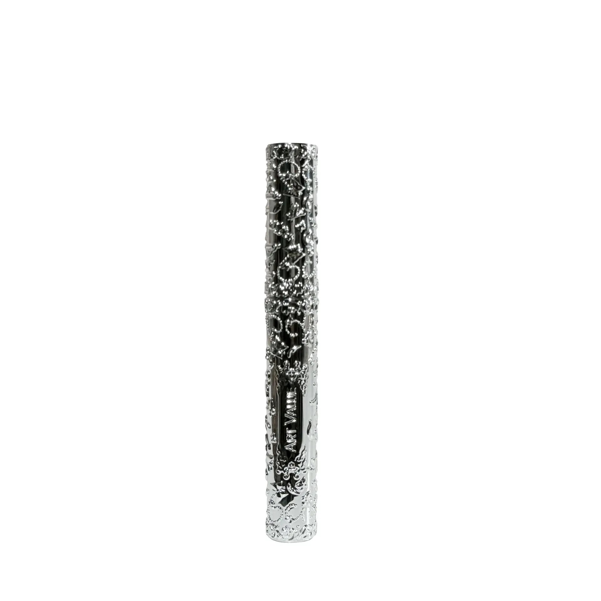 White matte case Velvet Mist Lip Mud Lipstick showing six colour shades