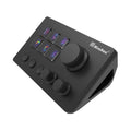 Black Visual Keyboard N3 silicone keypad with mounting bracket and coiled USB cable.