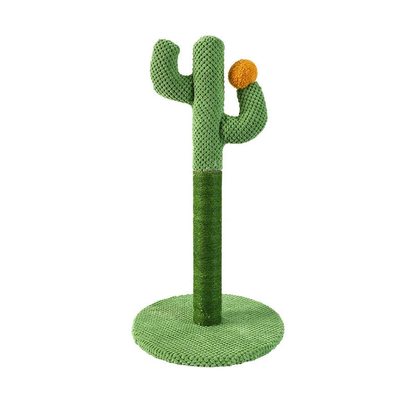Masson cactus design cat scratching pole climber and coconut tree scratch board for pets