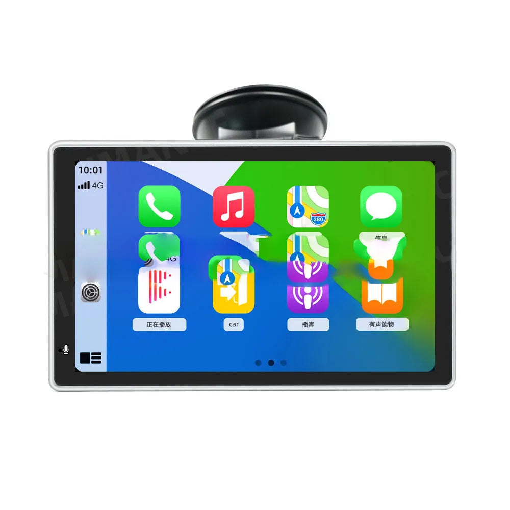 7 inch LCD car screen projector for plastic dashboard GPS navigation with 12V power cable