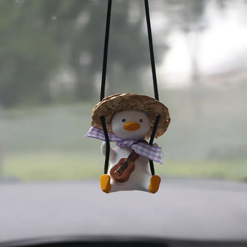 Car mounted gypsum aromatherapy pendant with cartoon design in four style options